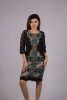 Dress Wanita Batik Modern Motif Batik Kupu Katun Brokat-MDBKWA-000111---3