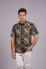 Baju Kerja Pria Kemeja Batik Katun Lengan Pendek Motif Batik Solo Tirta-KBTK-00042---1